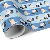 Wrapping Paper des Polizisten Geschenkpapier (Rolleneckpunkt)
