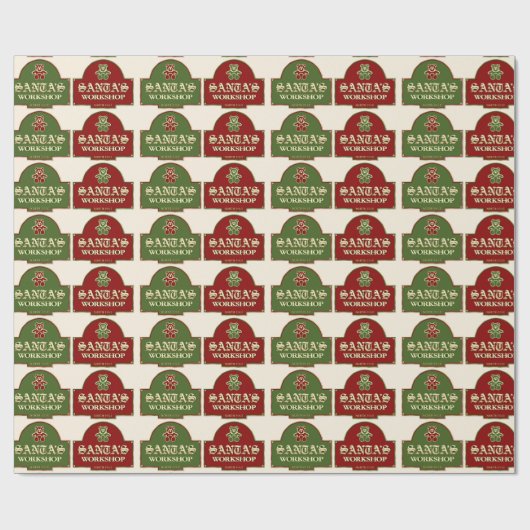 Wrapping Paper des Weihnachtswerkstätten Geschenkpapier (Flach)