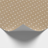 Wrapping Paper des weißen Herzens Geschenkpapier (Ecke)
