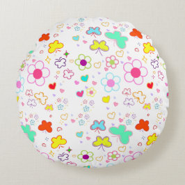 Wrapping paper design for gift rundes kissen