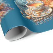 Wrapping Paper-Eid Mubarak Wrapping Paper Geschenkpapier (Rolleneckpunkt)