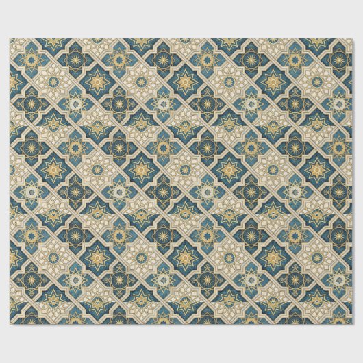 Wrapping Paper-Eid Mubarak Wrapping Paper Geschenkpapier (Flach)