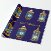 Wrapping Paper-Eid Mubarak Wrapping Paper Geschenkpapier (Ungerollt)