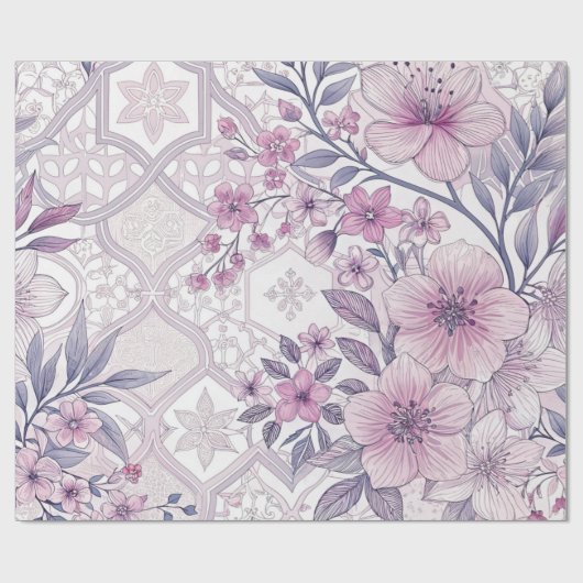 Wrapping Paper-Eid Mubarak Wrapping Paper Geschenkpapier (Flach)