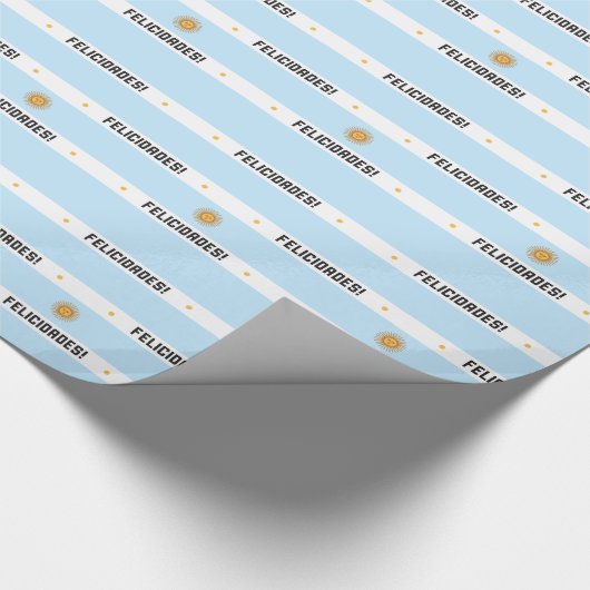 Wrapping Paper Felicidades! Geschenkpapier (Ecke)