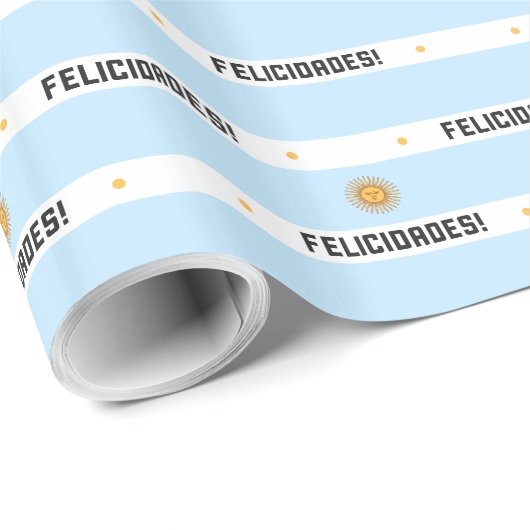 Wrapping Paper Felicidades! Geschenkpapier (Rolleneckpunkt)