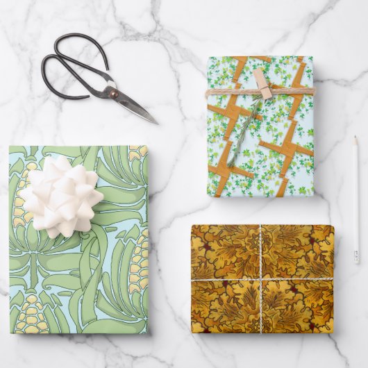 Wrapping Paper (Flachblatt) für saisonales Set Set Geschenkpapier Set (Vorderseite)