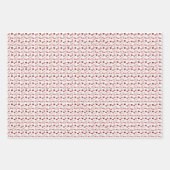 Wrapping Paper Flat Sheet - Red Theme Geschenkpapier Set (Vorderseite 2)