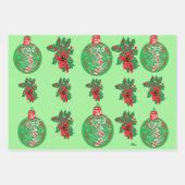Wrapping Paper Flat Sheet Set 3: Christmas Geschenkpapier Set (Vorderseite 3)