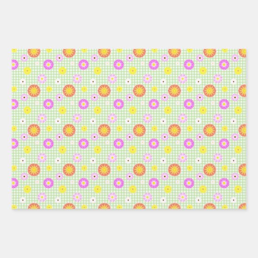 Wrapping Paper Flat Sheet Set 3 Geschenkpapier Set (Vorderseite 2)