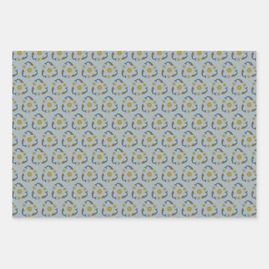 Wrapping Paper Flat Sheet Set 3 Geschenkpapier Set (Vorderseite)