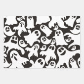Wrapping Paper Flat Sheet Set 3 Halloween Thema Geschenkpapier Set (Vorderseite 2)