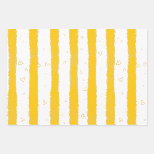 Wrapping Paper Flat Sheet Set 3 Summer Vibes Geschenkpapier Set (Vorderseite 3)