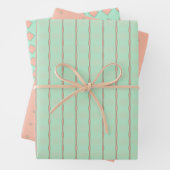 Wrapping Paper Flat Sheet Set Geschenkpapier Set (Beispiel)