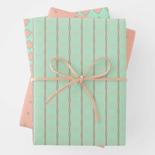 Wrapping Paper Flat Sheet Set Geschenkpapier Set (Beispiel)