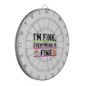 Wrapping Paper Flat Sheet Set of 3 Dartscheibe (Vorderseite Links)