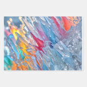 Wrapping Paper Flat Sheet Set of 3 Geschenkpapier Set (Vorderseite 2)