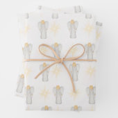 Wrapping Paper Flat Sheet Set of 3 Geschenkpapier Set (Beispiel)