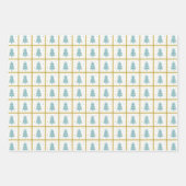 Wrapping Paper Flat Sheet Set of 3 Geschenkpapier Set (Vorderseite 2)