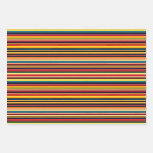 Wrapping Paper Flat Sheet Set of 3 Geschenkpapier Set (Vorderseite 3)