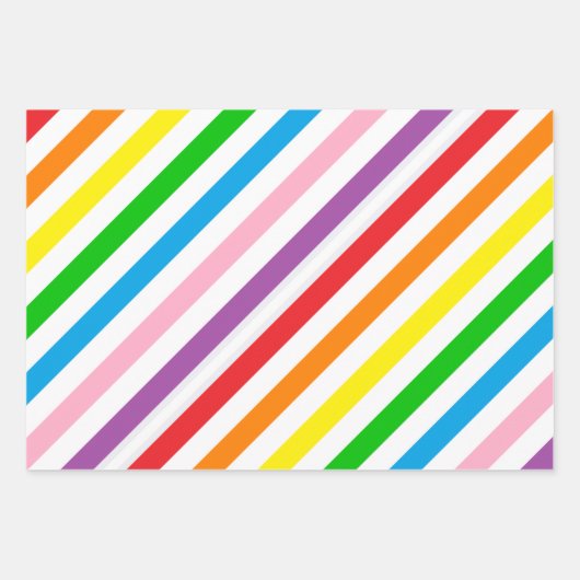 Wrapping Paper Flat Sheet Set of 3 Geschenkpapier Set (Vorderseite 3)