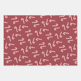 Wrapping Paper Flat Sheet Set of 3 Geschenkpapier Set