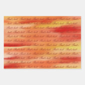 Wrapping Paper Flat Sheet Set of 3 Geschenkpapier Set (Vorderseite 2)