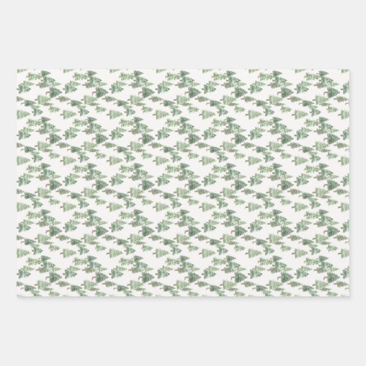 Wrapping Paper Flat Sheet Set of 3 Geschenkpapier Set (Vorderseite 3)