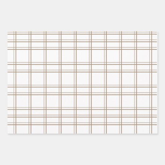 Wrapping Paper Flat Sheet Set of 3 Geschenkpapier Set (Vorderseite 2)