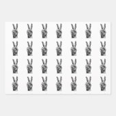 Wrapping Paper Flat Sheet Set of 3 Geschenkpapier Set (Vorderseite 2)