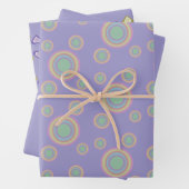 Wrapping Paper Flat Sheet Set of 3 Geschenkpapier Set (Beispiel)