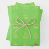 Wrapping Paper Flat Sheet Set of 3 Geschenkpapier Set (Beispiel)