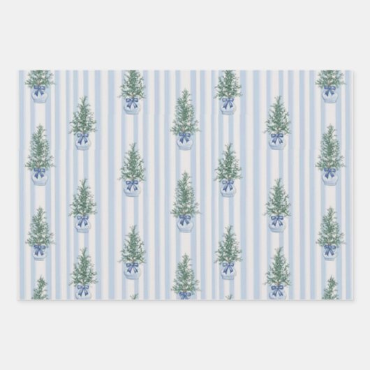 Wrapping Paper Flat Sheet Set of 3 Geschenkpapier Set (Vorderseite 3)