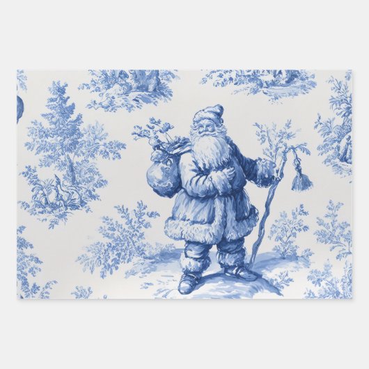 Wrapping Paper Flat Sheet Set of 3 Geschenkpapier Set (Vorderseite)