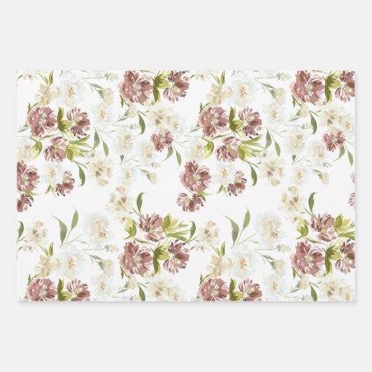 Wrapping Paper Flat Sheet Set of 3 Geschenkpapier Set (Vorderseite 2)