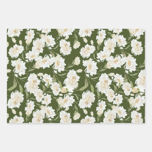 Wrapping Paper Flat Sheet Set of 3 Geschenkpapier Set (Vorderseite)