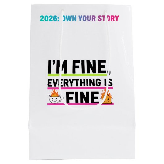 Wrapping Paper Flat Sheet Set of 3 Mittlere Geschenktüte (Rückseite)