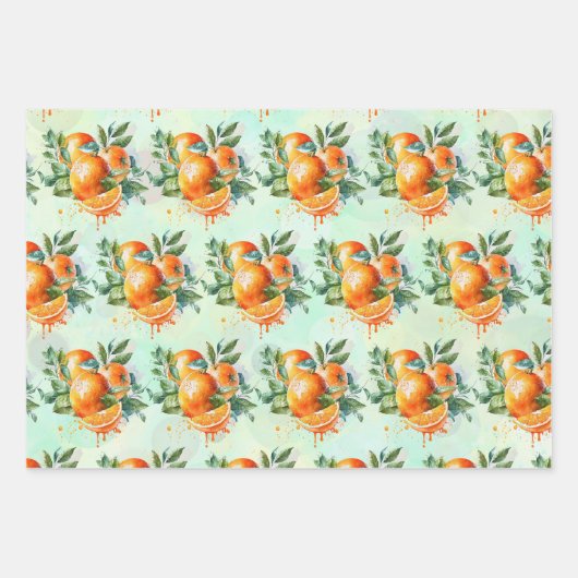 Wrapping Paper Flat Sheet Set von 3. Geschenkpacku Geschenkpapier Set (Vorderseite 2)