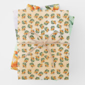 Wrapping Paper Flat Sheet Set von 3. Geschenkpacku Geschenkpapier Set (Beispiel)