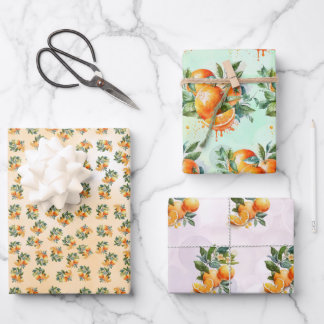 Wrapping Paper Flat Sheet Set von 3. Geschenkpacku Geschenkpapier Set