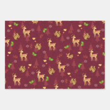 Wrapping Paper Flat Wine