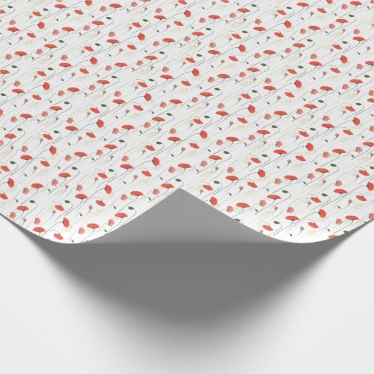 Wrapping Paper - Floral Pattern Geschenkpapier (Ecke)