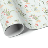 Wrapping Paper - Floral Pattern Geschenkpapier (Rolleneckpunkt)