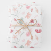 Wrapping Paper - Floral Wrapping Paper Geschenkpapier Set (Beispiel)