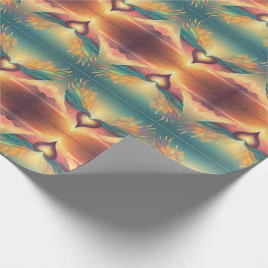Wrapping Paper Flügelherz Geschenkpapier (Ecke)