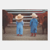 Wrapping Paper for Decoupage Farm Life  Geschenkpapier Set (Vorderseite)