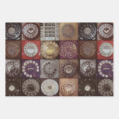 Wrapping Paper for decoupage or collage Geschenkpapier Set (Vorderseite 3)