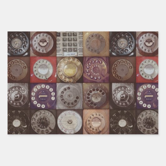 Wrapping Paper for decoupage or collage Geschenkpapier Set (Vorderseite 3)