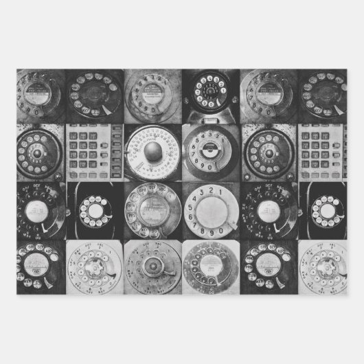 Wrapping Paper for decoupage or collage Geschenkpapier Set (Vorderseite 2)