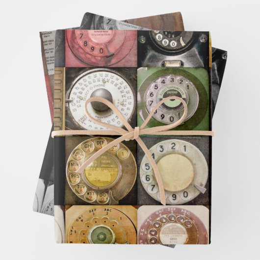 Wrapping Paper for decoupage or collage Geschenkpapier Set (Beispiel)